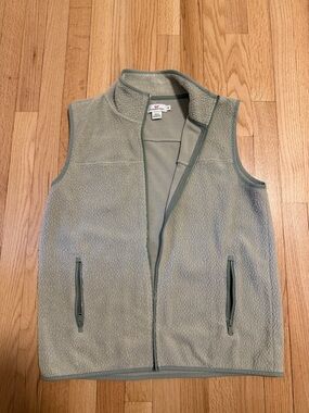 Vineyard Vines Light Sage Green Fleece Vest